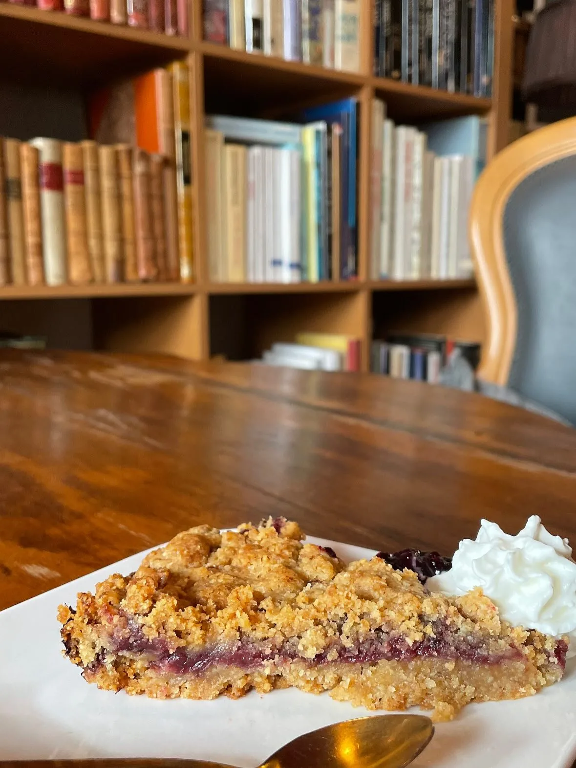 Crumble aux fruits rouges